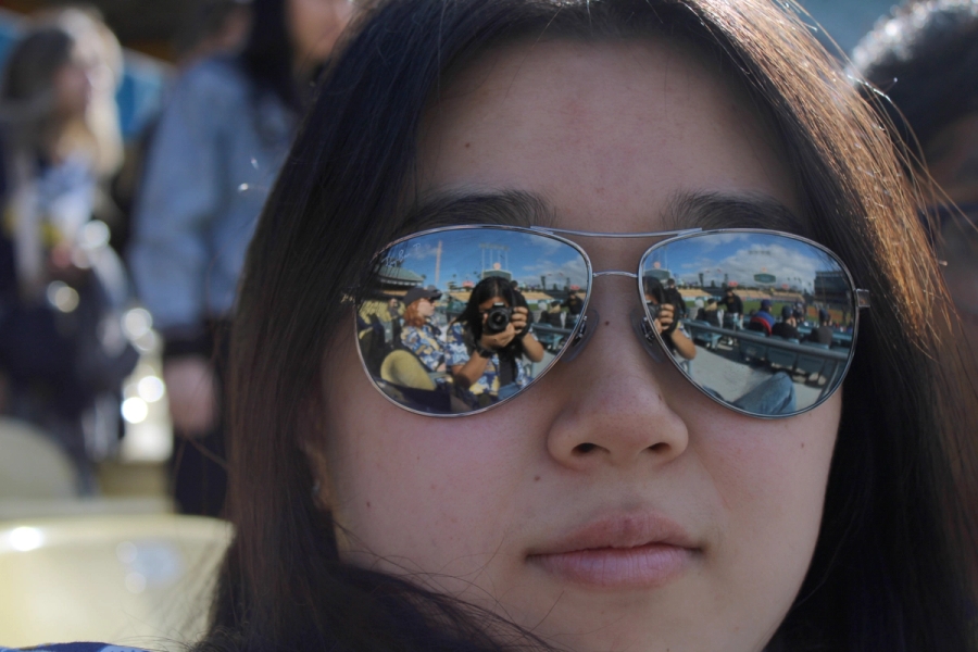 Close up of asian girl.