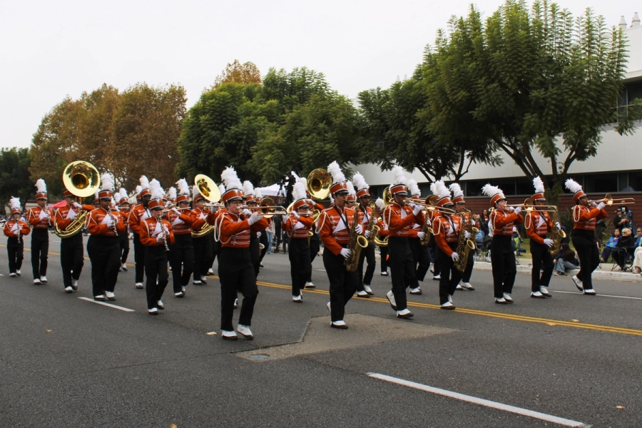 Orange uniform.