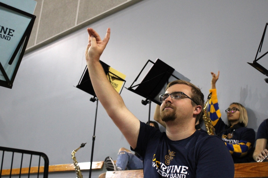 Man holding up a "zot".