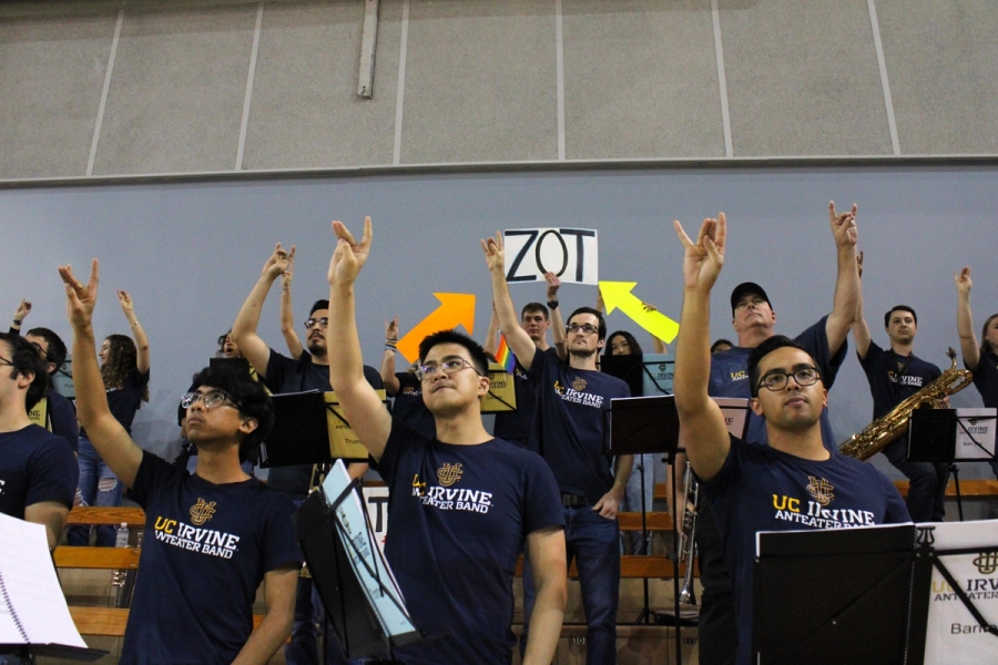 Whole band "zotting".