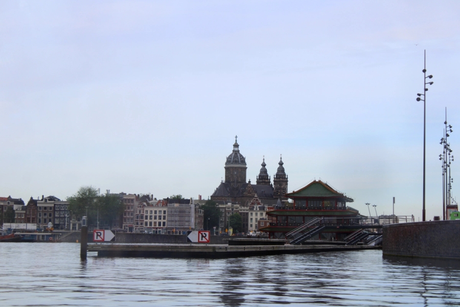 Old building on the river.