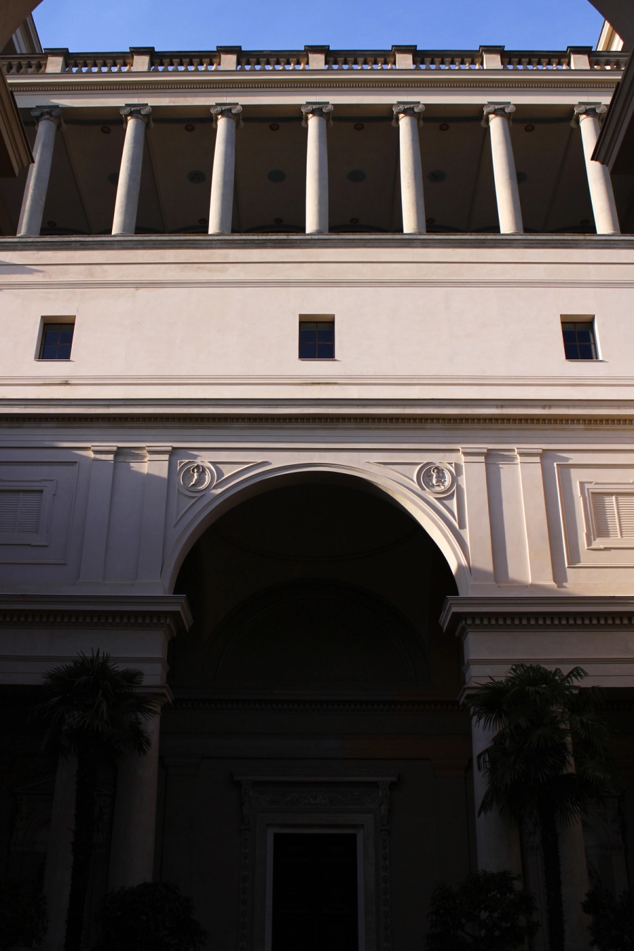 Two storied building.