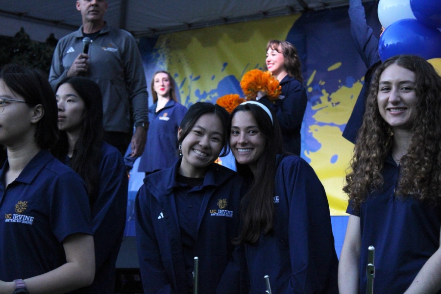 Flutes smiling and posing.