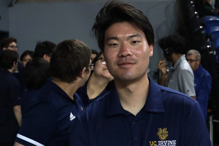 Serious asian boy.