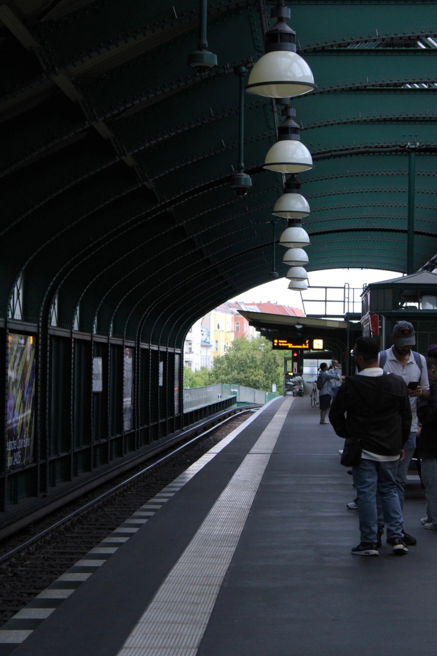Berlin train station stop.