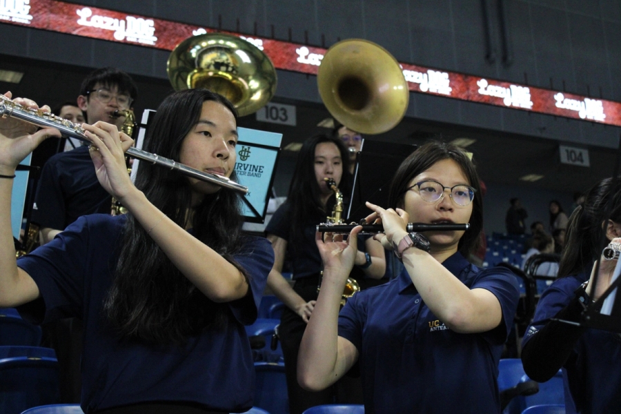 Flute and piccolo players.