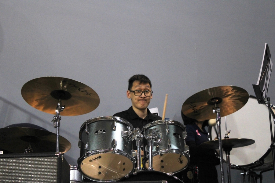 Man on drums.