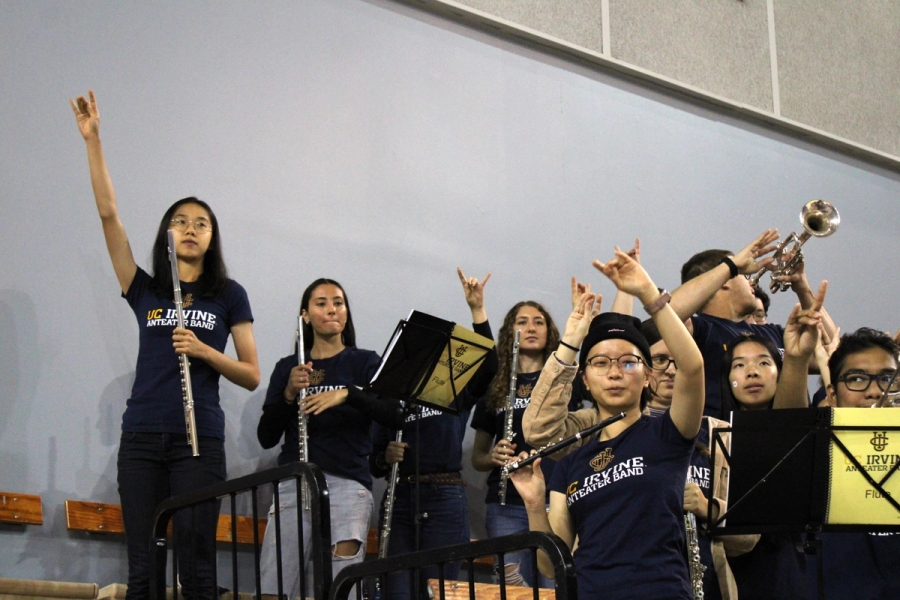 Front POV of flutes "zotting".