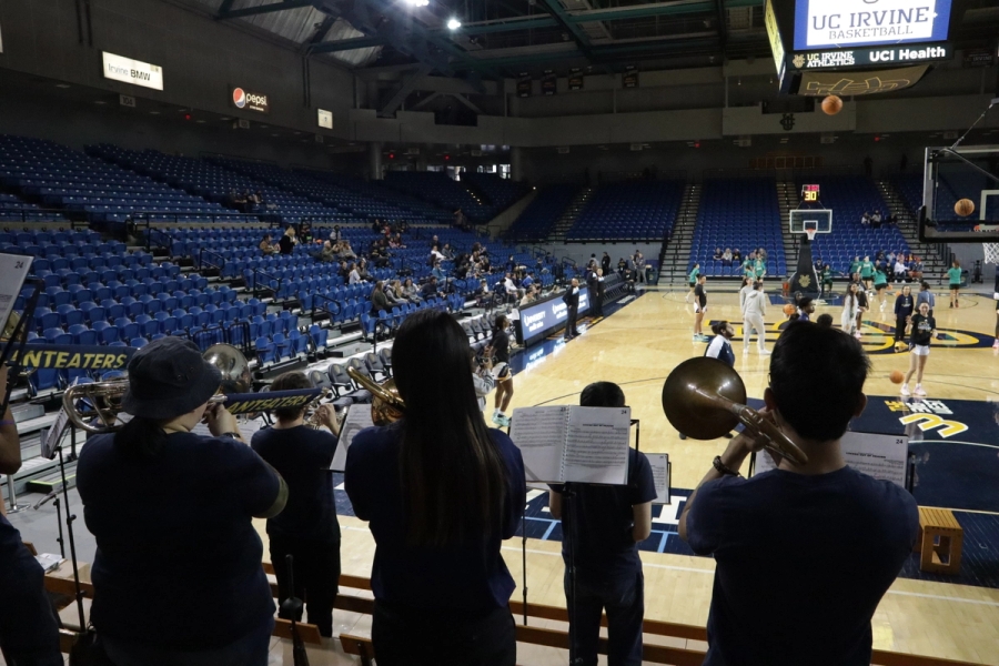Band's POV of the arena.