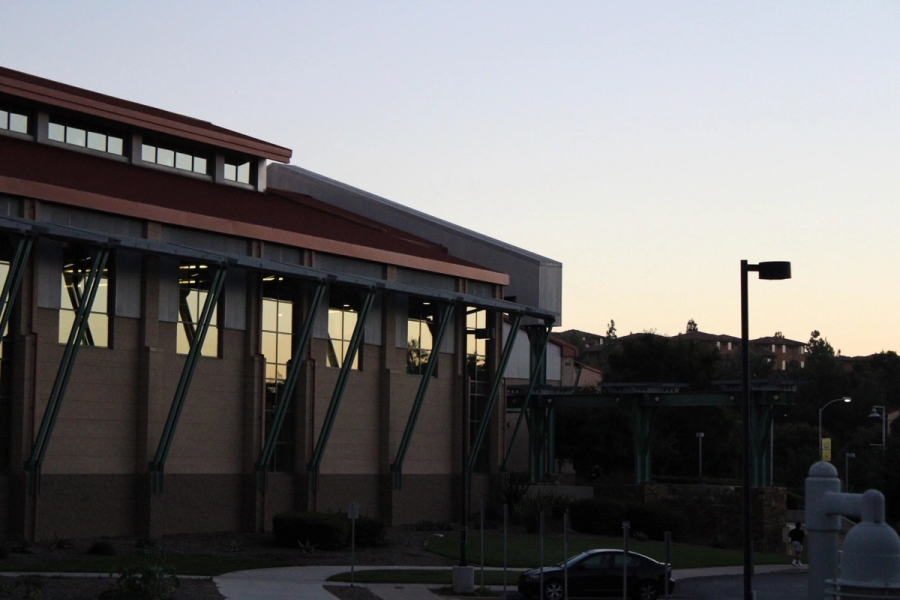 Side of the ARC at golden hour.