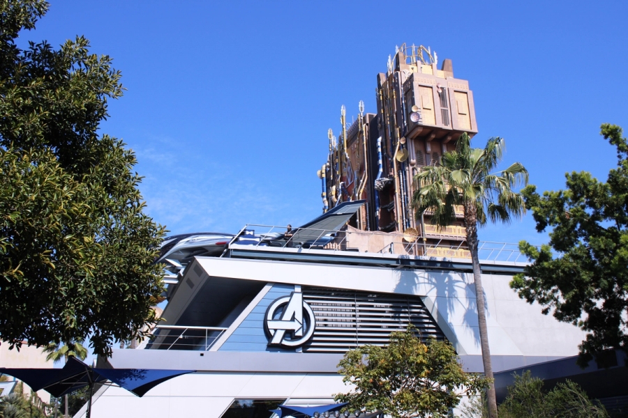 Front of Avengers campus.