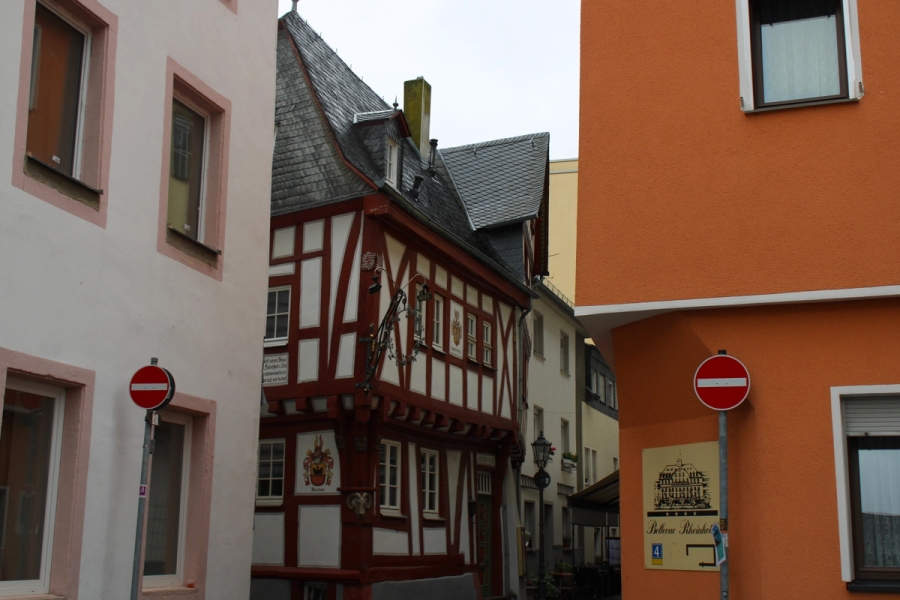 Peek into a small neighborhood street.