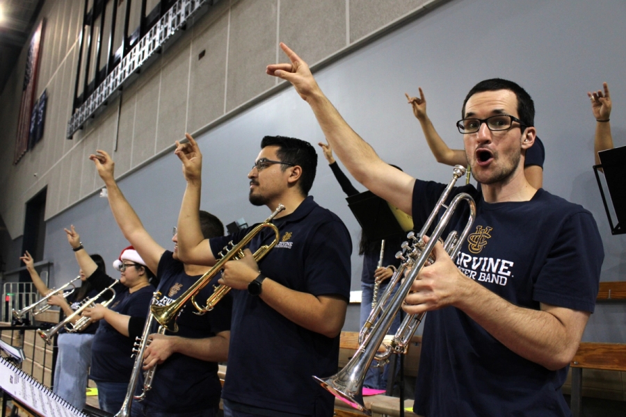 Trumpets section "zotting".