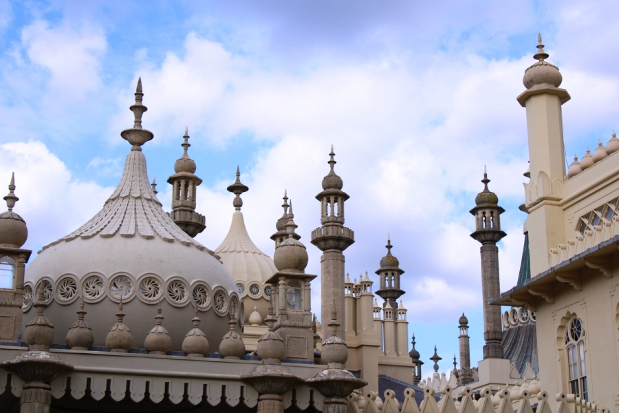 Indian architecture in Brighton.