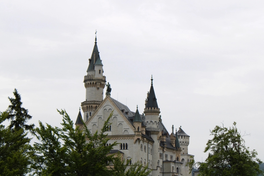 Castle in the distance.