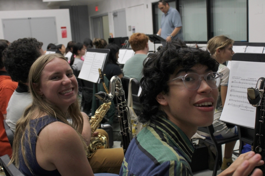 Bass clarinets section.