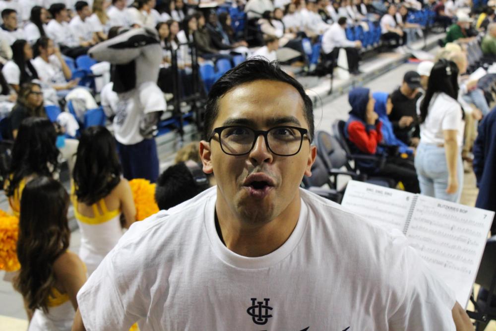 Man yelling.