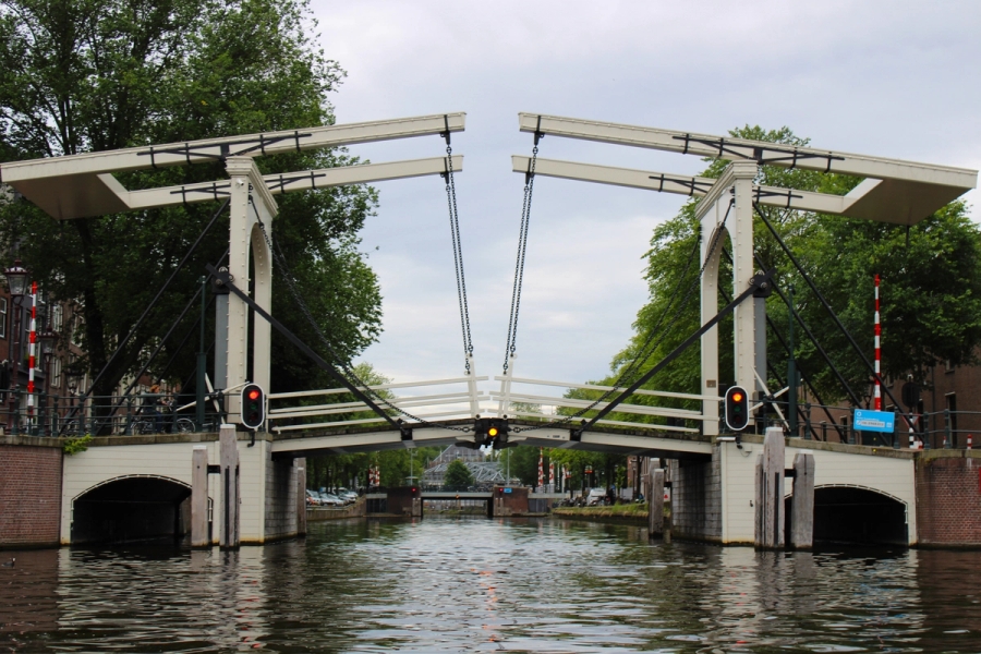 Modern drawbridge.