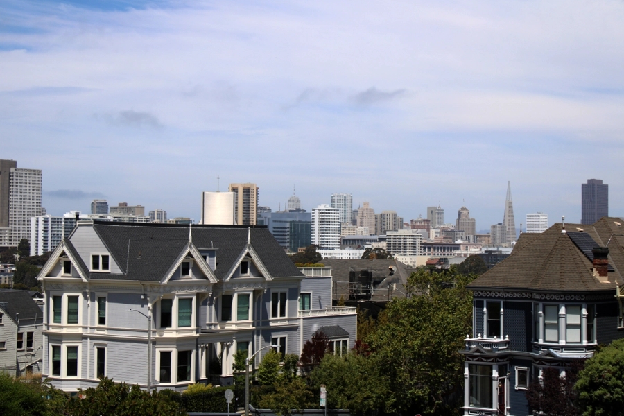 San Francisco skyline.