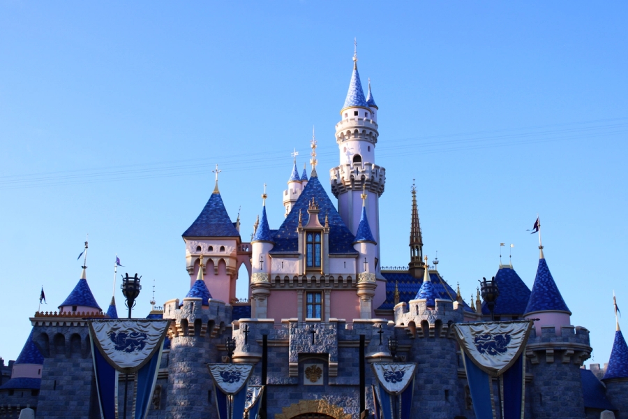 Front of Disney Castle.