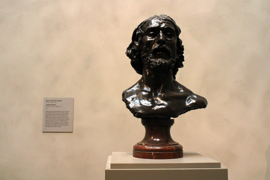 Bust of St. John the Baptist.