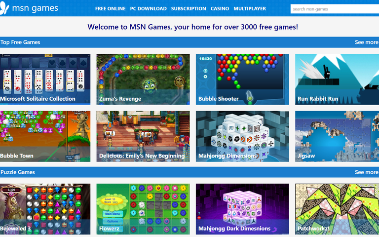 5 Best Free games that You Can Play on MSN
