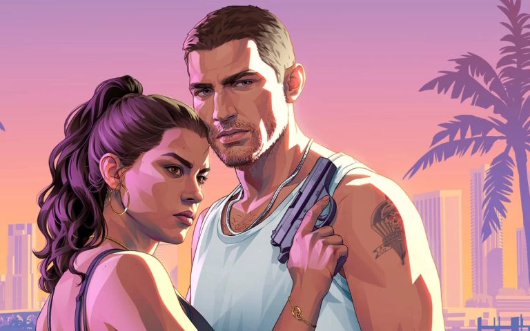 Lucia and Jason in Grand Theft Auto 6 artwork
