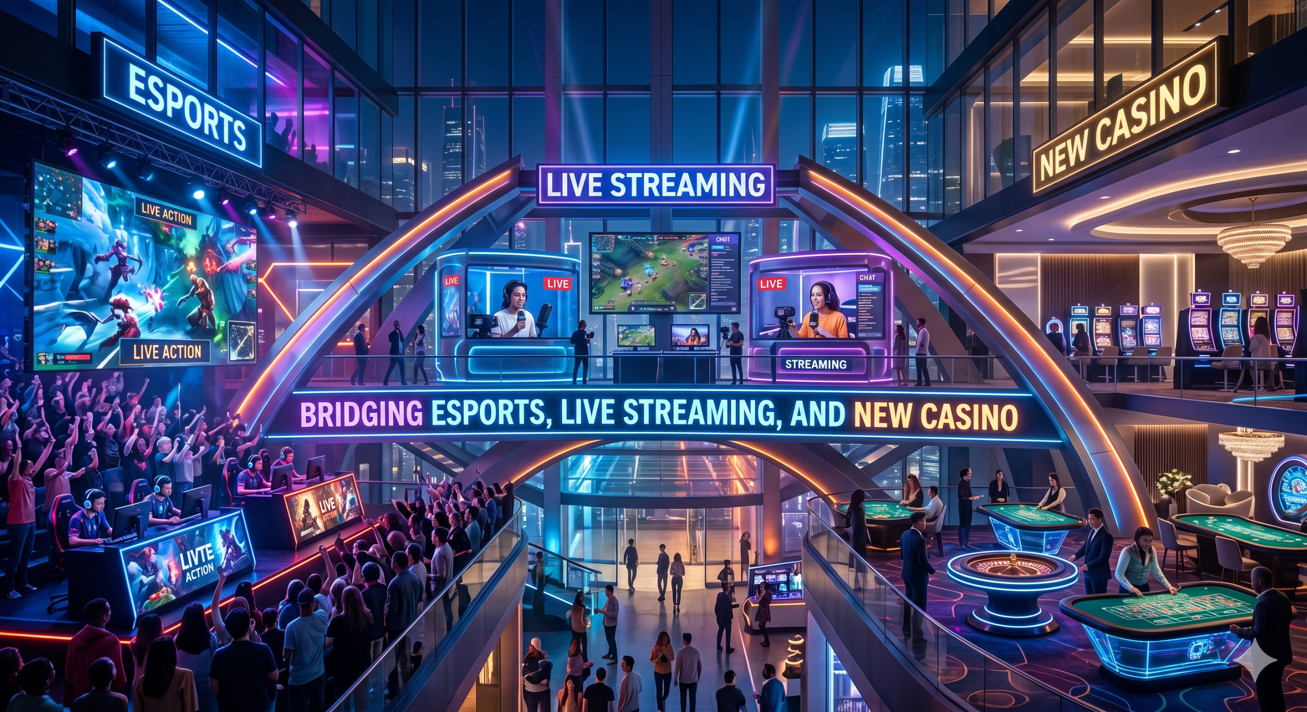 Emerging Trends in Gaming: Bridging Esports, Live Streaming, and New Casino Technologies
