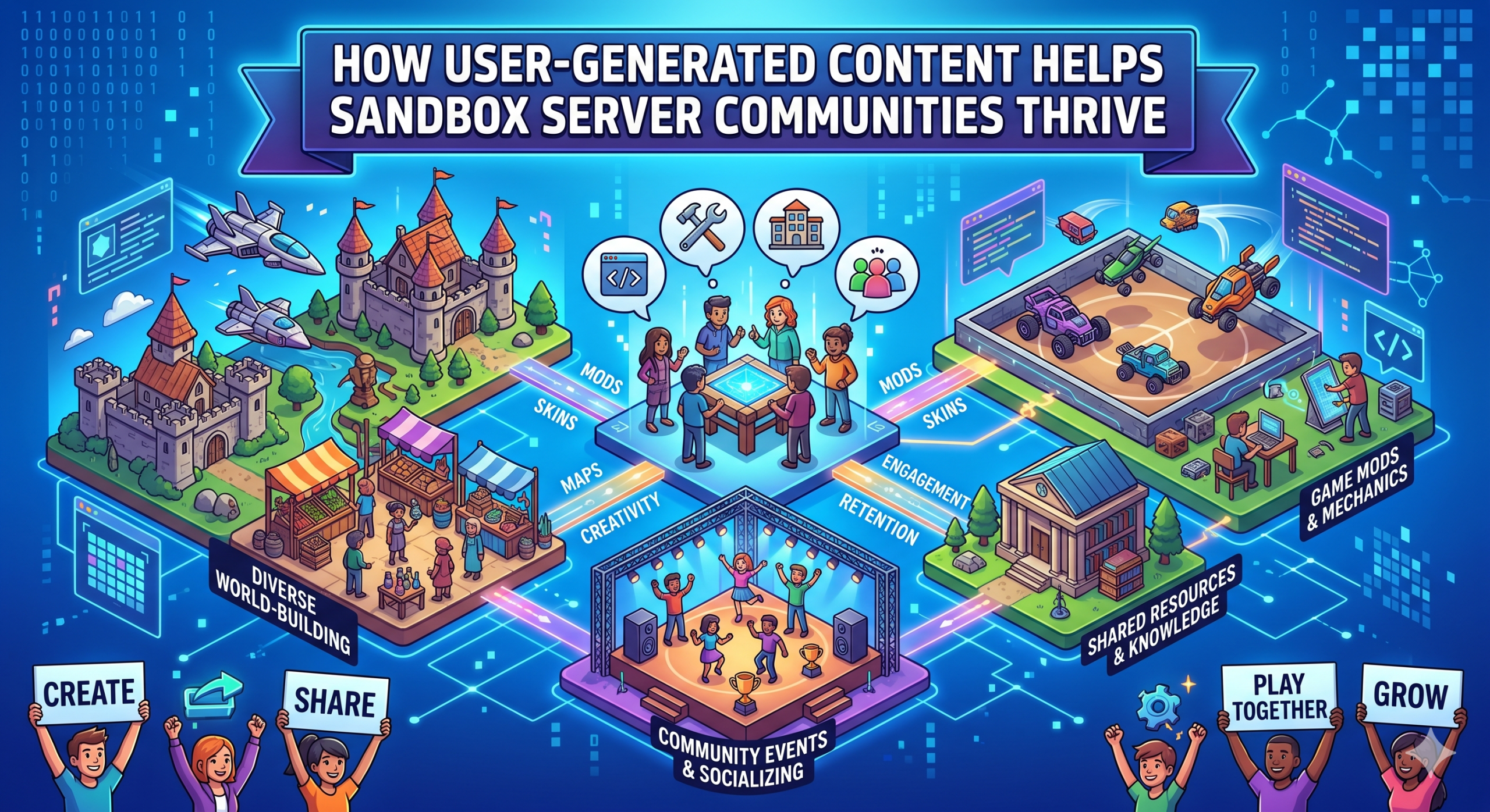 How User-Generated Content Helps Sandbox Server Communities Thrive