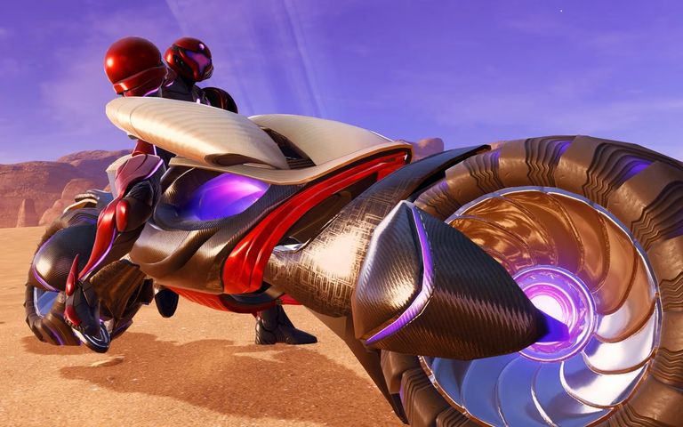 Samus on her bike in Metroid Prime 4: Beyond