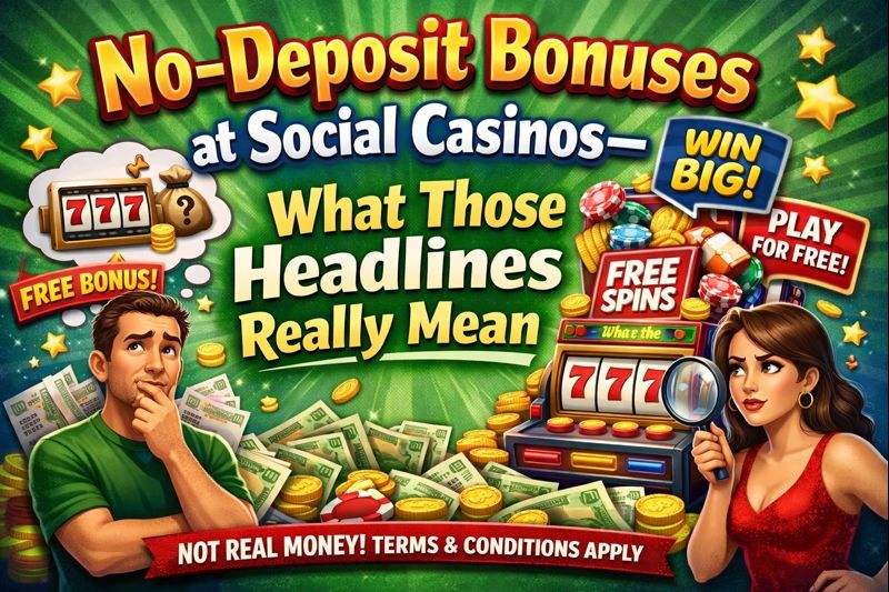 No-Deposit Bonuses at Social Casinos—What Those Headlines Really Mean
