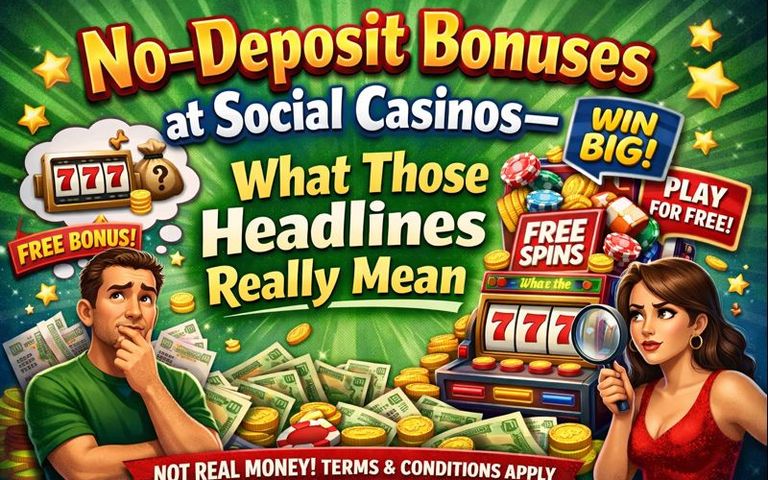 No-Deposit Bonuses at Social Casinos—What Those Headlines Really Mean