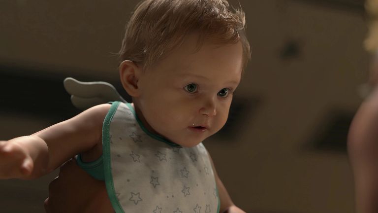 A baby in Death Stranding 2: On the Beach