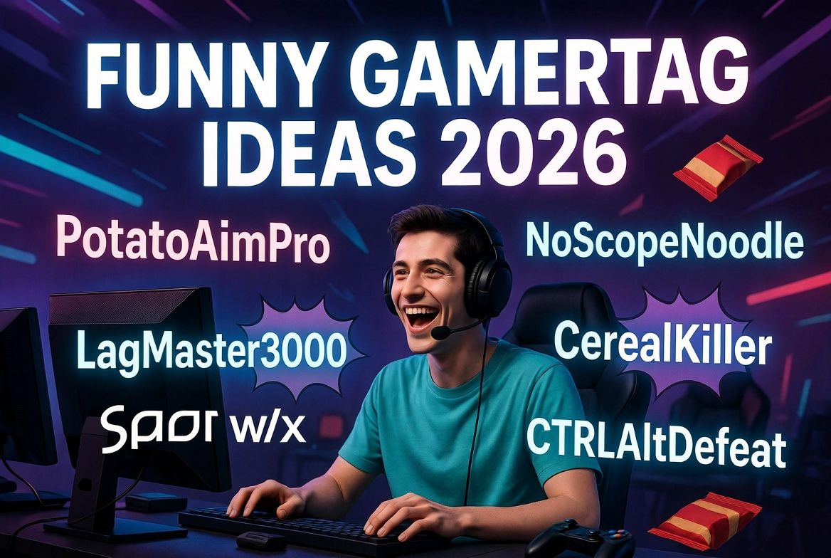 Funny Gamertag Ideas That Will Make Your Friends Laugh in 2026