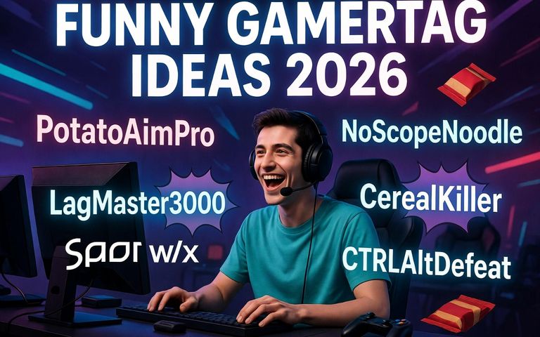 Funny Gamertag Ideas That Will Make Your Friends Laugh in 2026