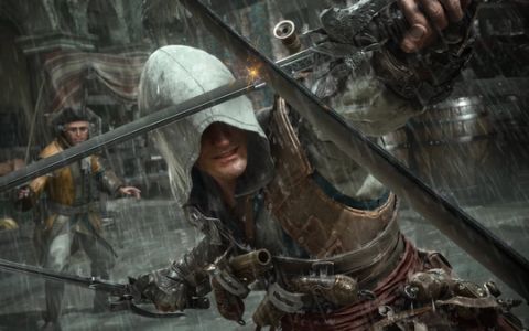 Edward clashing blades in Assassin's Creed: Black Flag Resynced