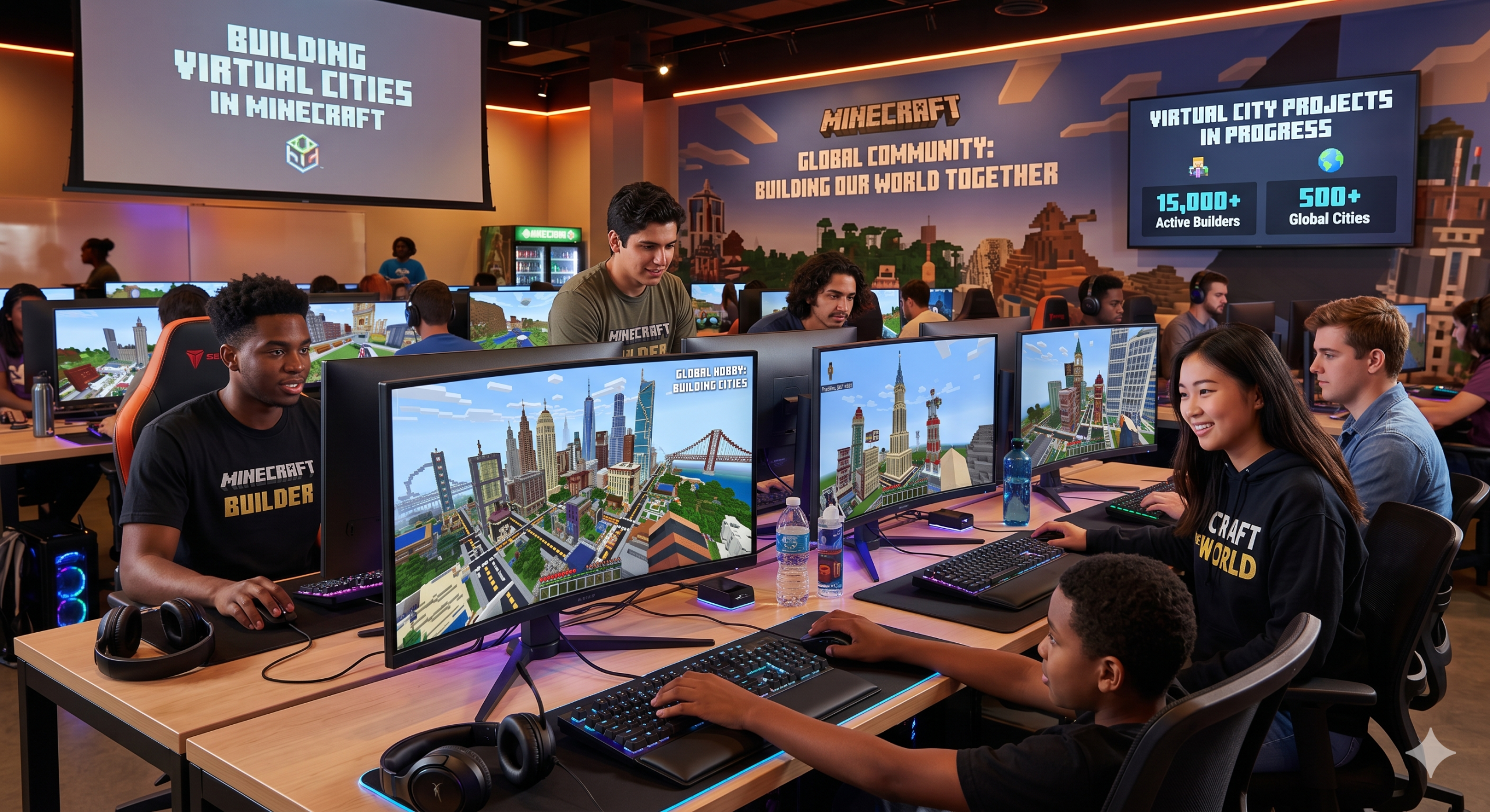 Building Virtual Cities in Minecraft Has Become a Global Hobby