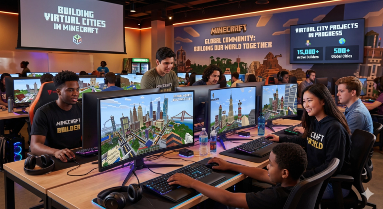 Building Virtual Cities in Minecraft Has Become a Global Hobby