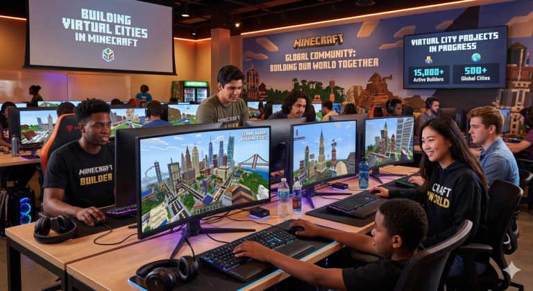 Building Virtual Cities in Minecraft Has Become a Global Hobby