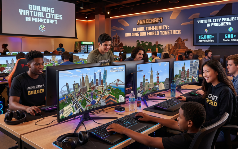 Building Virtual Cities in Minecraft Has Become a Global Hobby