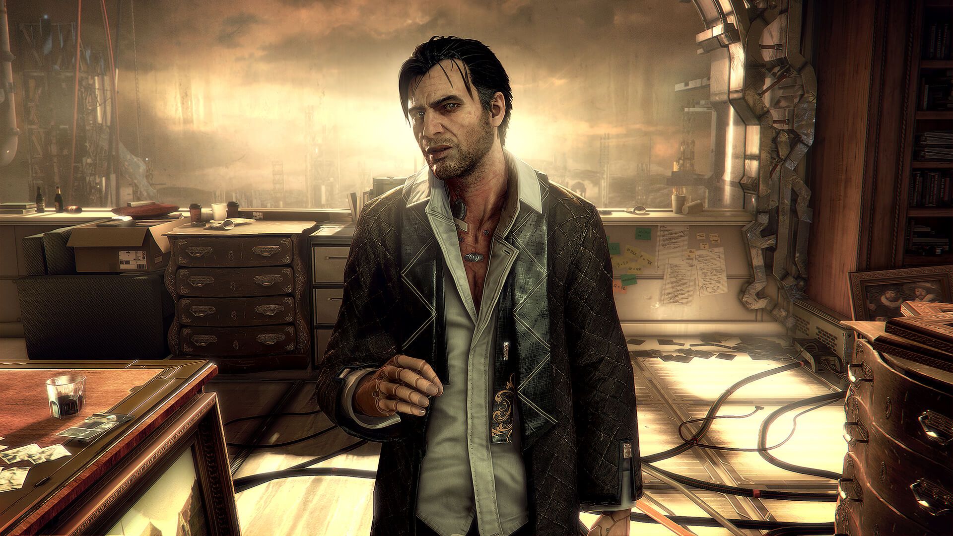 A character in Deus Ex: Mankind Divided by Eidos Montreal