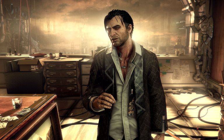 A character in Deus Ex: Mankind Divided by Eidos Montreal