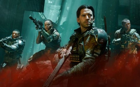 Four soldiers with guns in Call of Duty: Black Ops 7
