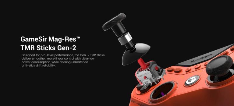 GameSir Tarantula 8K thumbsticks — Gen-2 Mag-Res TMR modules