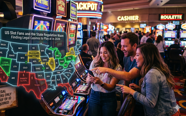 US Slot Fans and the State Regulation Maze: Finding Legal Casinos to Play at in 2026