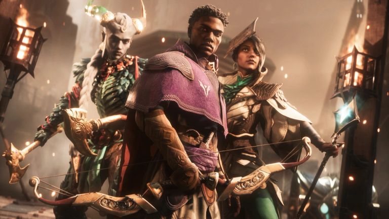 Characters gathered together in Dragon Age: The Veilguard