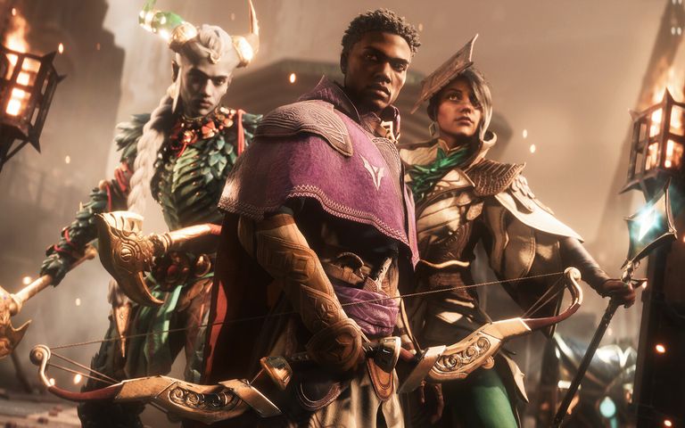 Characters gathered together in Dragon Age: The Veilguard