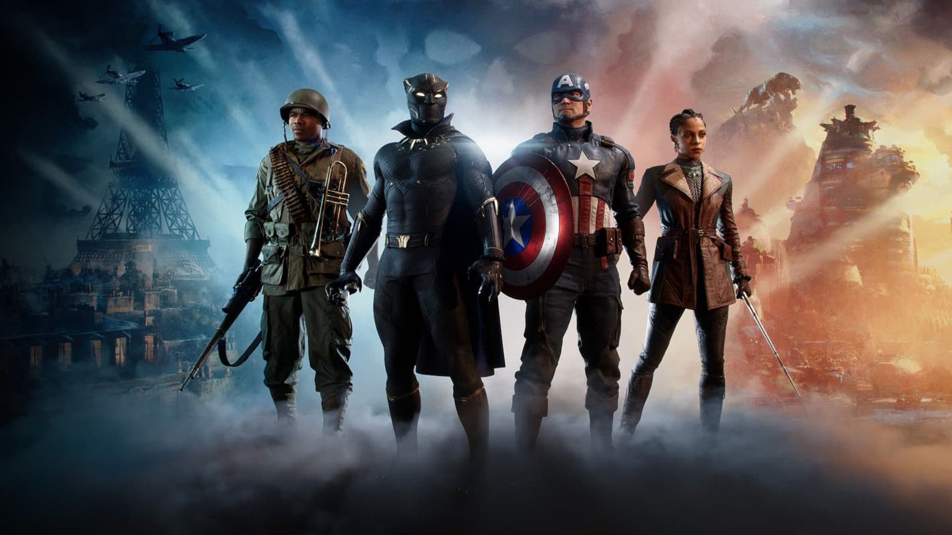 The characters featured in Marvel 1943: Rise of Hydra
