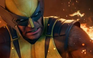 Wolverine against a backdrop of flames in Marvel's Wolverine
