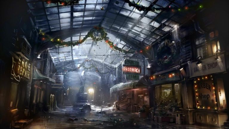 Batman Arkham Origins snow
